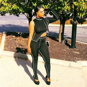 Sexy Black 2-Piece Set